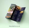 Gate Fold Leaflet Printing, Cheap Gate Fold Flyers UK MenuMa