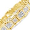 Finest and Top Gold Bracelet Mens - Exotic Diamonds