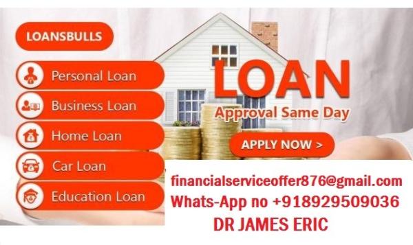 QUICK EASY EMERGENCY URGENT LOANS LOAN OFFER EVERYONE APPLY NOW +918929509036 financialserviceoffer876@gmail.com Dr. James Eric