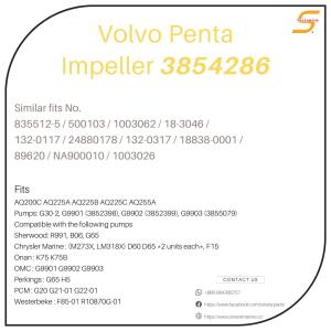 Impeller 3854286 Volvo Penta