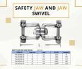 Boat SAFETY JAW AND JAW SWIVEL