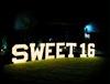 Sweet 16 Marquee Light Letters