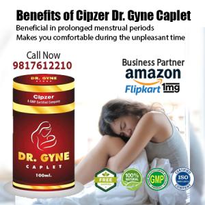 Dr. Gyne Caplet removes irregularities in menstruation, & balances the menstrual cycle.