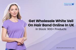 Get Wholesale White Veil On Hair Band Online In UK