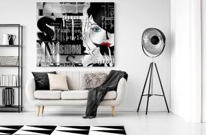 Shop vintage fashion wall art in limited edition