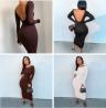 Buy Backless Midi Dresses Bodycon dress