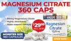 Magnesium Citrate 360 Caps