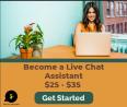Remote Live Chat Agent ($25-$35)