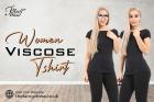 Chic Comfort: Women's Viscose T-Shirts - Stylish Everyday Wear