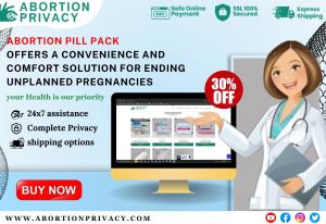 Abortion pill pack offers a convenience and comfort solution for ending unplanned pregnancies