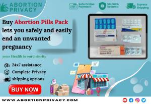 Buy Abortion Pills Pack lets you safely and easily end an unwanted pregnancy
