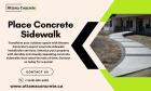 Place Concrete Sidewalk | Ottawa Concrete