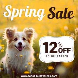 CanadaVetExpress: 12% Off Petcare This Spring!