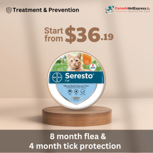 CanadaVetExpress Deal: 20% Off Seresto Cat Flea Collars - Protect Your Purrfect Pal!