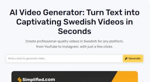 Transform Your Videos with the AI Swedish Video Generator