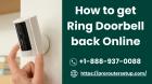 How to get Ring Doorbell back Online
