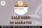 Lead india | leading legal firm | sale deed in marathi