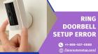 Ring Doorbell setup error  | Call +1-888-937-0088