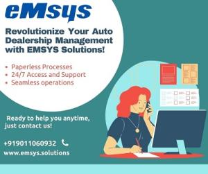 Revolutionize Your Auto Dealership Management with EMSYS Solutions!