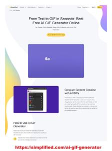 Your Creativity with Our AI Gif Generator | Simplified