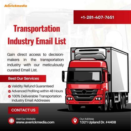 Buy the Comprehensive Transportation Industry Email List for Targeted Outreach