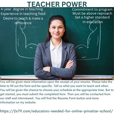 Educators Join Our Online Academy