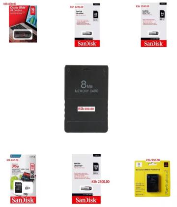 New Memory Cards and FlashDisks
