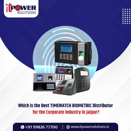 Which is the best timewatch biometric distributor for the Corporate Industry in Jaipur?