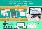 Excel Training Course in Delhi, 110049. Best Online Live Advanced Excel Training in Patna by IIT Fac