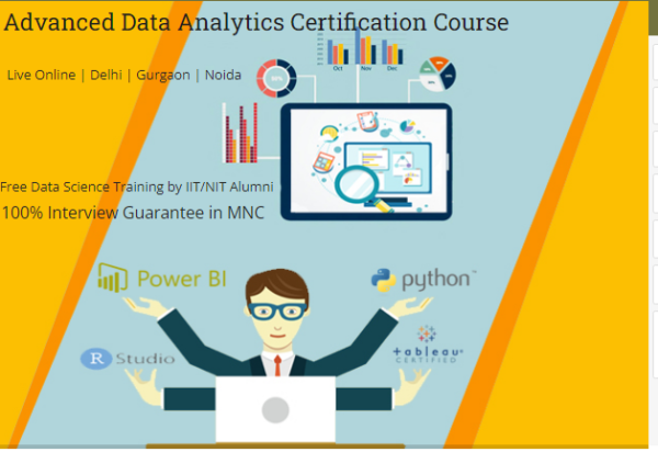 Data Analyst Certification Course in Delhi, 110097. Best Online Live Data Analyst Training in Indlore by IIT/MNC Faculty , [ 100% Job in MNC] October