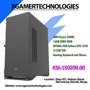 Custom Ryzen 5 PC with 4GB GeForce GTX 1650