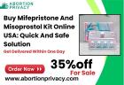 Buy Mifepristone And Misoprostol Kit Online USA: Quick And Safe Solution