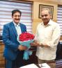 Sandeep Marwah Engages in Strategic Discussions with Prasar Bharati