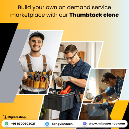 Build your own on demand service marketplace with our Thumbtack clone