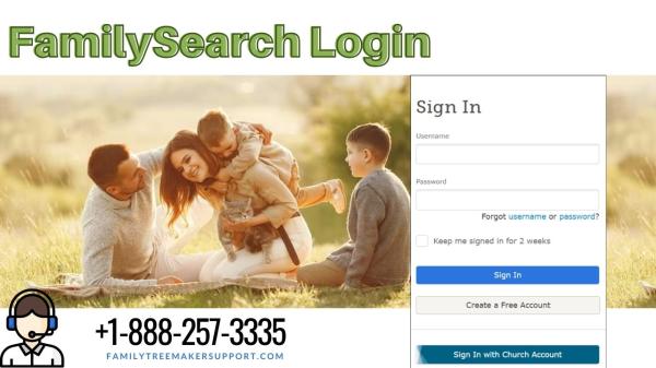 Create a free FamilySearch account & family search login