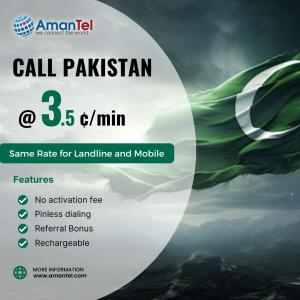 Cheap and Best International Phone Calling Cards to Call Pakistan from USA and Canada
