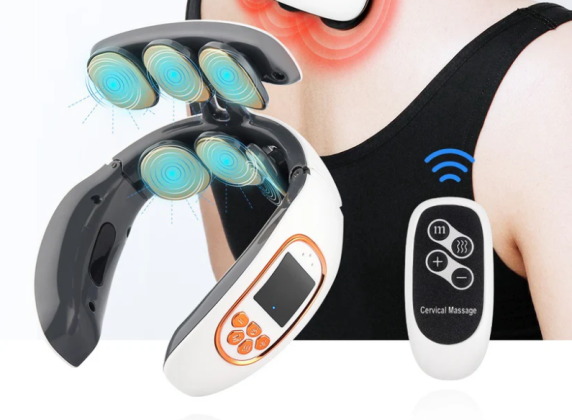 New Multi-Functional Neck Massager Electric Pulse Cervical Spine Massager