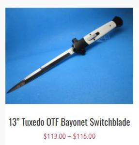 Find the extremely lightweight and compact Switchblade Knife available in two variants
