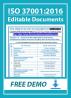 ISO 37001 Documents with Editable Templates