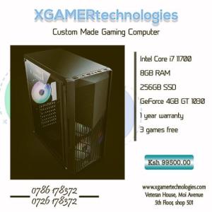 Powerful custom core i7 desktop with GeForce GT 1030