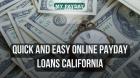 Affordable Online Payday Loans California for Emergencies
