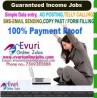Simple Typing Work From Home / Part Time Home Based Computer Job