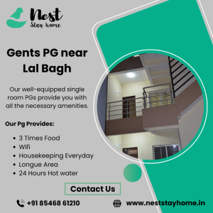 Gents PG near Lal Bagh in Nest Stay Home PG
