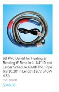 Bend furniture grade PVC Pipe