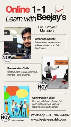 GAIN COMMUNICATION MASTERY WITH Beejay's AMERICAN ACCENT.