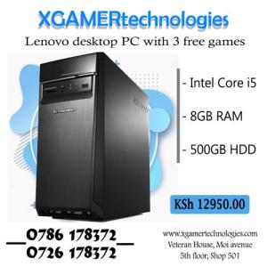 Reconditioned Core i5 Lenovo pc with 3 free games