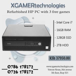 Reconditioned Core i7 HP SFF desktop computer