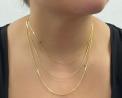 Solid White Gold Necklaces