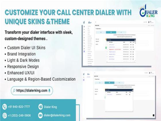 Customize Your Call Center Dialer with Unique Skins and Themes!